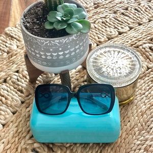Tiffany & Co. Crystal Infinity Black Sunglasses